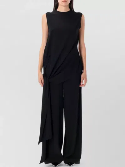 ALAÏA JUMPSUIT TIE DETAIL OPEN BACK SLEEVELESS