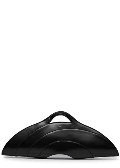Alaïa Khaime Leather Top Handle Bag In Black