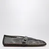 Alaïa Khaki Mesh Ballerina