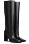 Alaïa Leather Knee-high Boots In Black