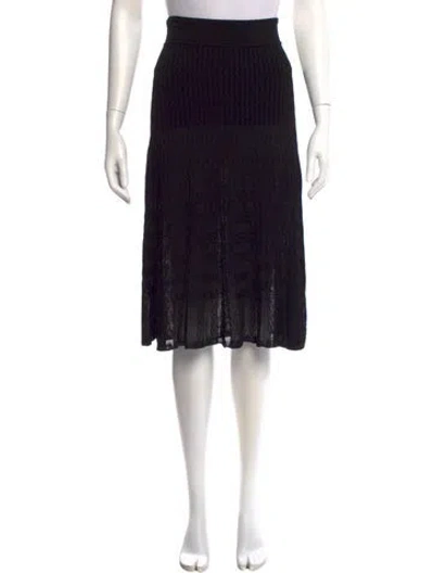 Pre-owned Alaïa Knee-length Skirt In Black