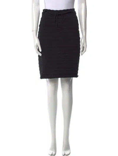 Pre-owned Alaïa Knee-length Skirt In Black