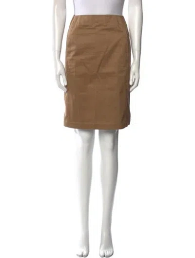 Pre-owned Alaïa Knee-length Skirt In Neutral