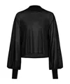 Alaïa Knit Loose Jumper In Black