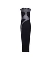 Alaïa Womens Noir Alaia Molded Sleeveless Woven Maxi Dress In Black