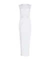 Alaïa Knit Molded Bodycon Dress In White