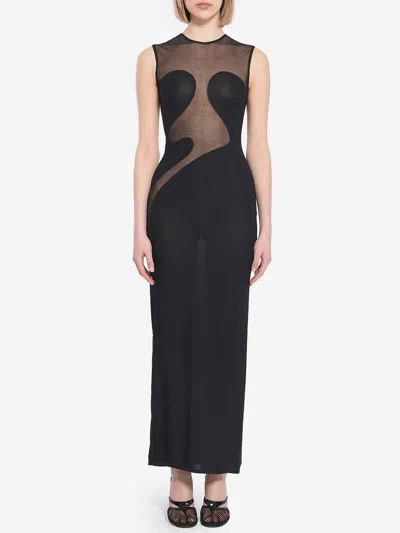ワンピース Alaia BODY CONSCIOUS KNITTED TAILORED DRESS Alaïa Alaia Women Body Conscious Shaped Dress In Knit In