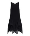 Alaïa Knit Short Ruffle Dress