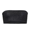 Alaïa Knitted Bandeau Top In Black