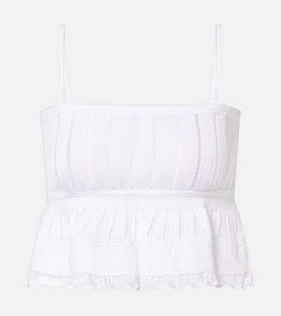 Alaïa Knitted Top In Neutral