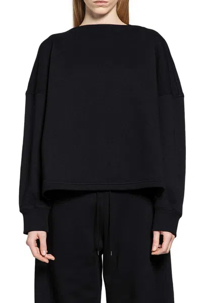Alaïa Boat-neck Sweatshirt In Black