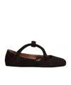Alaïa Round-toed Ballet Flats In Animal Print
