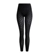 Alaïa High Waisted Lace Legging In Black