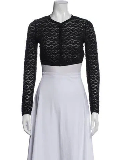 Pre-owned Alaïa Lace Pattern Bolero In Multi