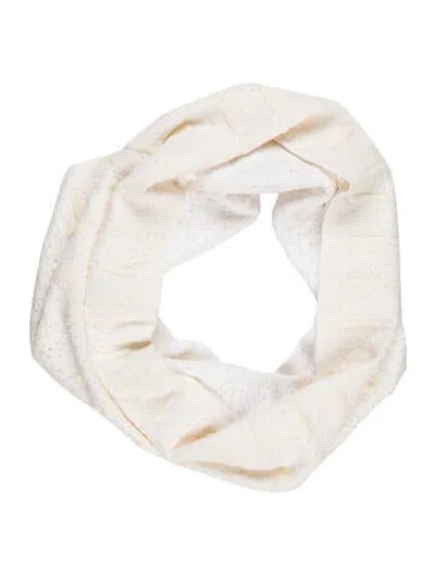 Pre-owned Alaïa Lace Pattern Scarf In Neutrals