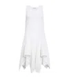 Alaïa Ladder-knit Mini Dress In White