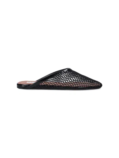 ALAÏA LAMB LEATHER MULES