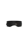 Alaïa Large Calf Leather Belt With Gold-tone Buckle