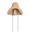 Alaïa Oversized Raffia Hat In Neutral