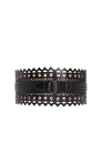 Alaïa Vienne Edition 1992 Corset Leather Belt In Black
