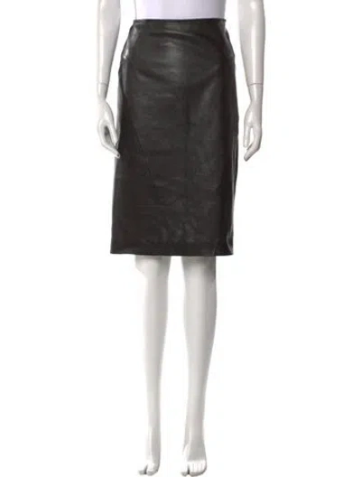Pre-owned Alaïa Late 2000's - Early 2010's Knee-length Skirt In Black