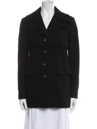 Pre-owned Alaïa Late 2000's - Early 2010's Wool Blazer In Black