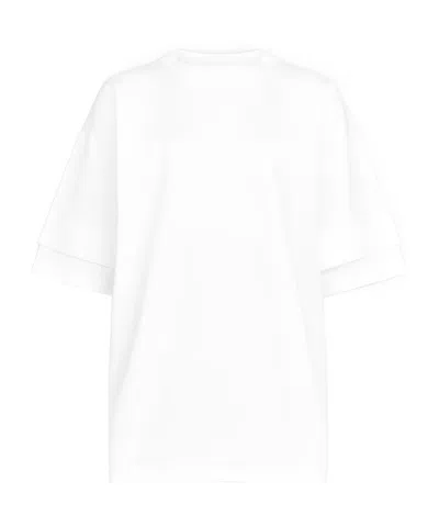 Alaïa Layered Cotton T-shirt In White
