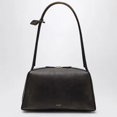 Alaïa Alaia Le Bouledogue Bag In Ebony Aged Leather Women In Black