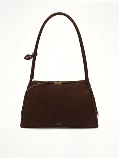 Alaïa Le Bouledogue Medium Bag In Brown