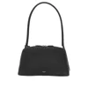 Alaïa Le Bouledogue Bowling Shoulder Bag In Nubuck Leather In Black