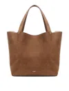 Alaïa Le Cabas Nubuck Bag In Brown