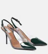 Alaïa Pointed High-heeled Sandals In Green