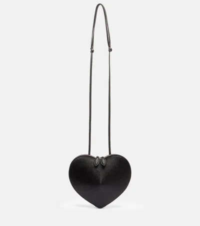 Alaïa Le Caur Calf Hair Shoulder Bag In Brown