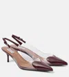 Alaïa Le Coeur 90 Slingback Pumps In Burgundy