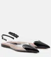 Alaïa Le Cœur Slingback Flats In Black