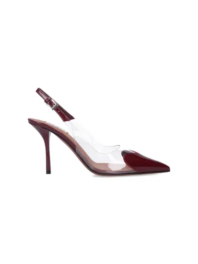Alaïa "le Caur" Slingbacks In Red