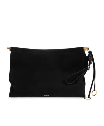 Alaïa Le Click Clutch Bag In Black