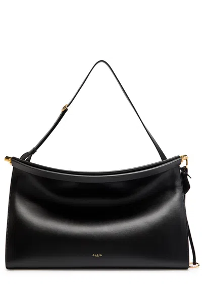 Alaïa Le Click East West Large Leather Shoulder Bag