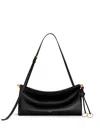 Alaïa Le Click Medium Shoulder Bag In Glossy Leather In Black