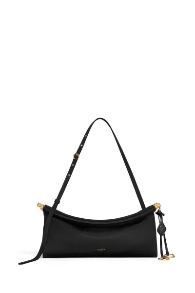 Alaïa Le Click East West Medium Bag In Black