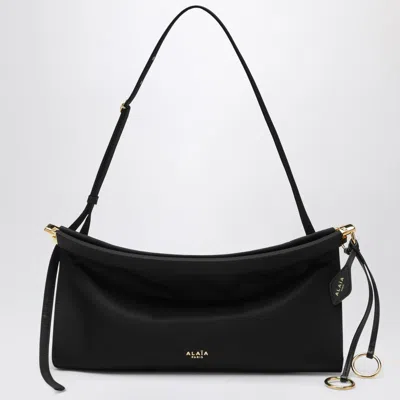 Alaïa Le Click East West Medium Bag In Black Nylon In Multi