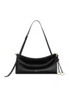 Alaïa Le Click East West Medium Leather Bag In Black
