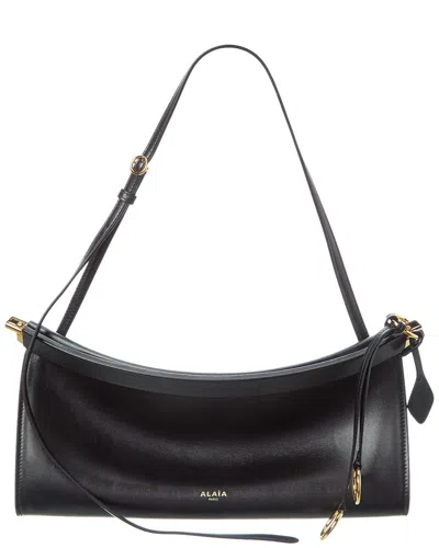 Alaïa Alaia Le Click East West Medium Leather Shoulder Bag