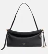 Alaïa Alaia Women Le Click East West Medium Leather Bag In Black