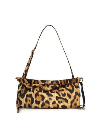 Alaïa Le Click East West Medium Shoulder Bag In Brown
