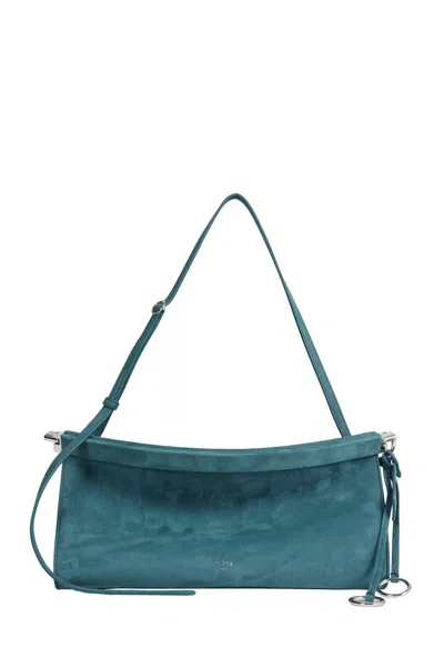 Alaïa Le Click East West Shoulder Bag In Red