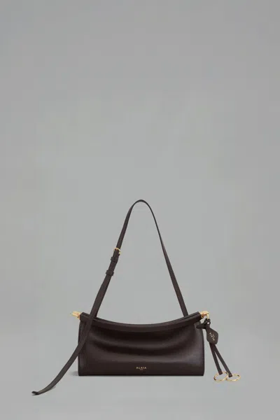 Alaïa Le Click East West Small Bag In Brown