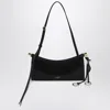 Alaïa Le Click Medium Shoulder Bag In Glossy Leather In Black