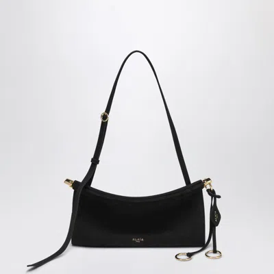 Alaïa Alaia Le Click East West Small Black Nabuk Bag Women