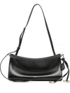 Alaïa Le Click East West Small Leather Shoulder Bag In Black
